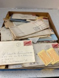 Vintage paper and envelopes