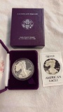 American Eagle one ounce proof silver bullion coin