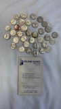 $10.75 dollars silver quarters coins