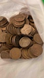 baggie of wheat pennies- coins