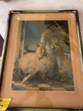 Two vintage framed prints one is 11 x 15? the other is 16 x 21?