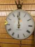 Vintage Hallmark accessories wall clock in the style of a pocket watch 12 inch diameter