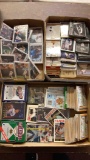 3 flats of baseball cards, Mickey Mantle, Roger Clemens, Barry Bonds