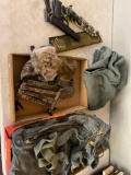 Army clothes, knives, BB gun