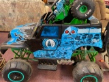 Grave Digger plastic truck, and Grave Digger Power Wheel with no steering wheel or charger