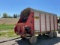H & S 7+4 16 ft. tandem axle forage wagon