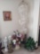 Hanging Light, Statues and Artificial plants