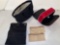 Donna Karan black travel bag & zippered compartment, red travel bag, etc.
