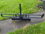 Hitch type motorcycle carrier.