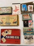 1926 Touring card game & other old games.