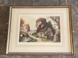 After Louis Hoummont #306 pencil signed print.
