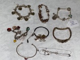 (7) Bracelets, (1) necklace.