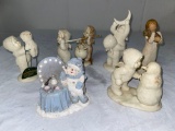 (6) Figurines incl. (4) Dept. 56 Snowbabies.