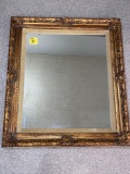 Gilded framed mirror, 37