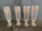 (4) Budweiser Clydesdales Glasses