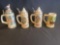 (4) Budweiser Steins