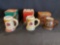 (3) Anheuser Busch Steins