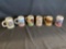(6) Budweiser Steins