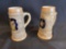 (2) Anheuser Busch Steins