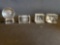 (4) Anheuser Busch Cut Crystal