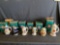 (6) Anheuser Busch Membership Steins