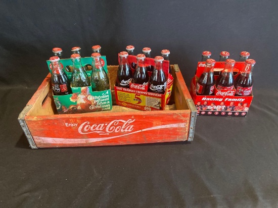 Coke Crate and Bottled 6 Packs