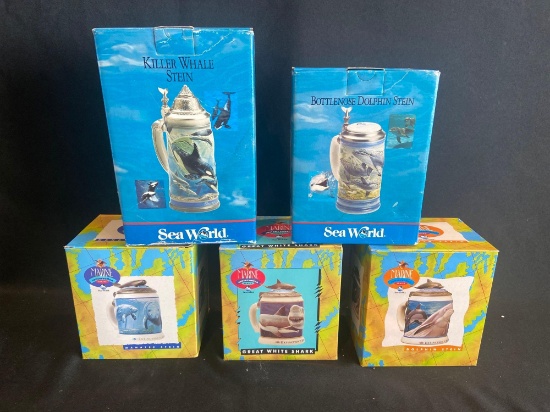 (5) Sea World and Marine Conservation Steins