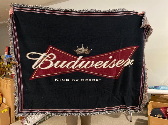 (2) Budweiser Blankets