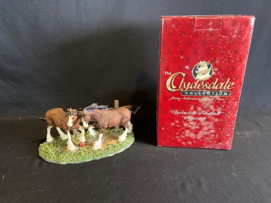 Clydesdale Football Figurine