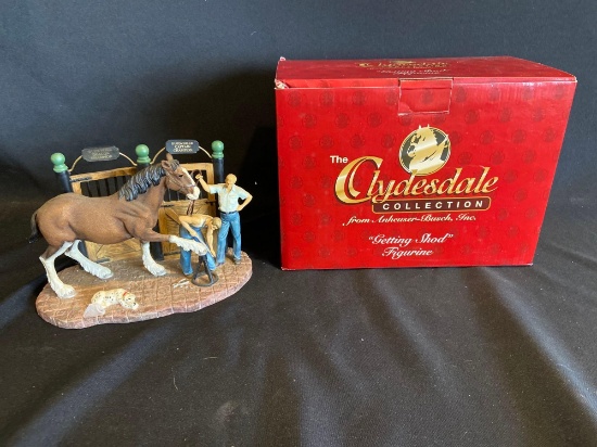 Anheuser Busch Getting Shod Figurine