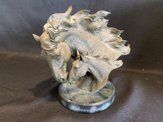 Anheuser Busch Mare and Foal Figurine