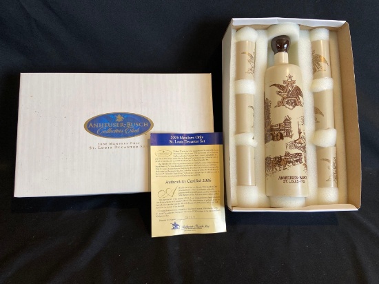 Anheuser Busch 2006 St. Louis Decanter Set