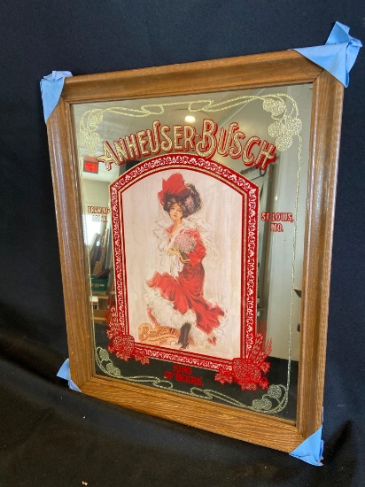 Anheuser Busch Mirror Sign