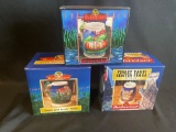 (3) Budweiser Steins