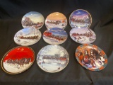 (9) Budweiser Collector Plates