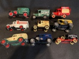 (9) Budweiser Toy Trucks