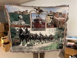 (2) Budweiser Blankets