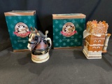 (2) Budweiser Members Only Steins
