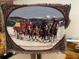 (2) Budweiser Blankets