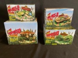 The Budweiser Lizards and Frogs Figurines