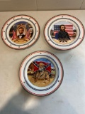 (3) Budweiser Collector Plates