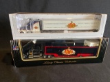 (2) Diecast Metal Budweiser Freightliners