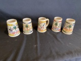 Anheuser Busch Advertising Through The Decades Steins