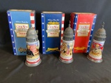 (3) Civil War Commemorative Series Steins
