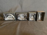 (4) Anheuser Busch Cut Crystal