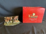Anheuser Busch Mare and Foals Figurine