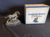Anheuser Busch Running Free Mare and Foal Figurine