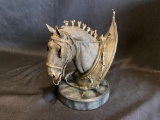 Anheuser Busch Clydesdale in Parade Dress Figurine