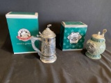 (2) Budweiser Anniversary Steins