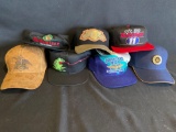 (7) Budweiser Hats